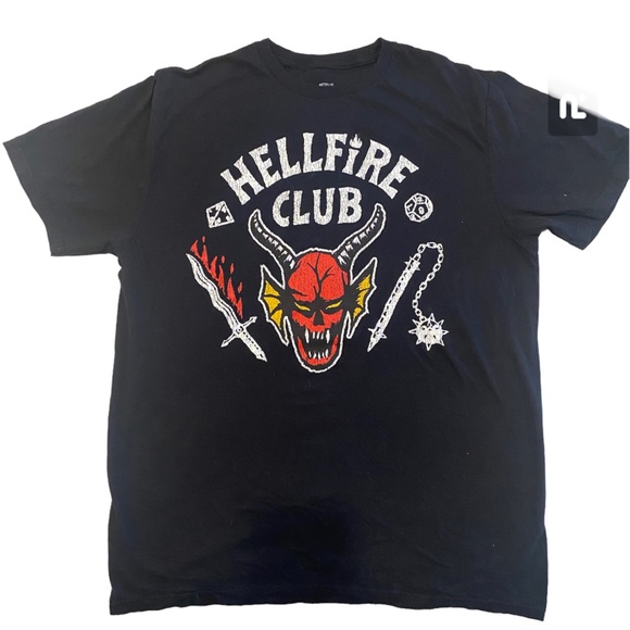 Stranger Thing’s Hellfire T-Shirt - Picture 1 of 3